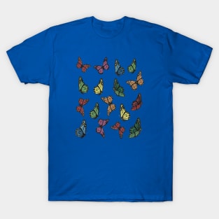 Colorful and Cute Butterfly Pattern 1 T-Shirt